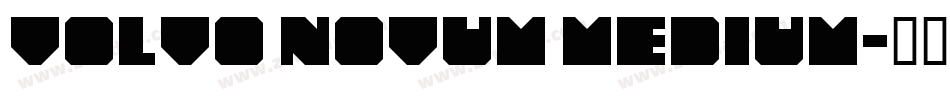 Volvo Novum Medium字体转换